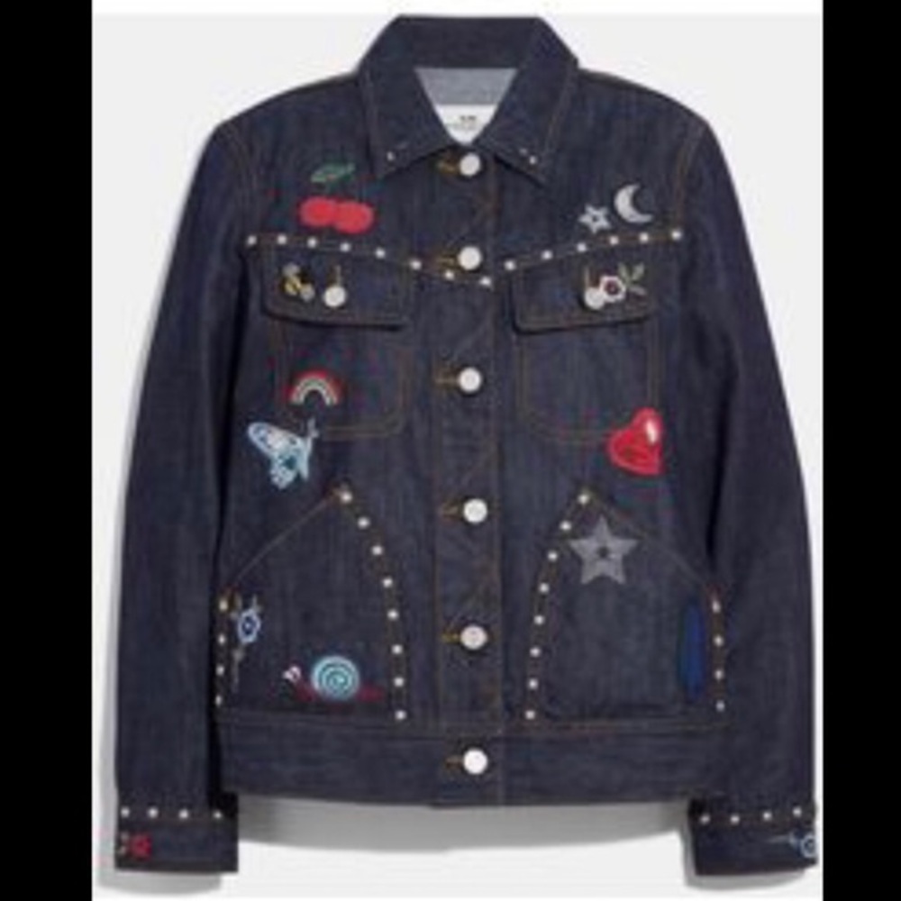 Coach patch Jean Jacket